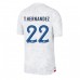 Maillot de foot France Theo Hernandez #22 Extérieur vêtements Monde 2022 Manches Courtes